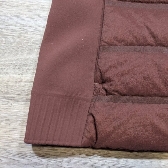 Lululemon Down and Around Vest Women's 10 Dark Cedar Puffer Down Fall Hiking & - Picture 5 of 12